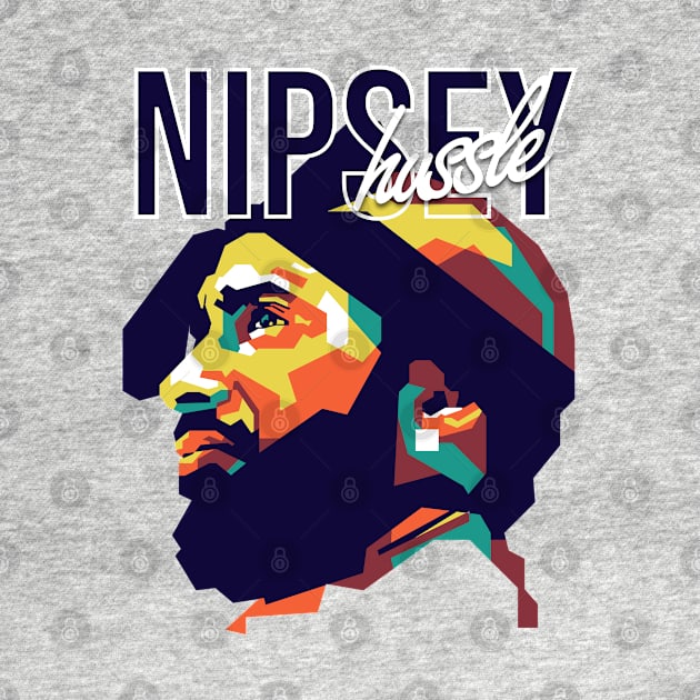 Tribute Nipsey Hussle on WPAP Art by pentaShop